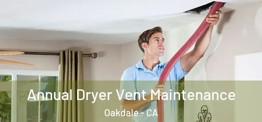  Annual Dryer Vent Maintenance Oakdale - CA